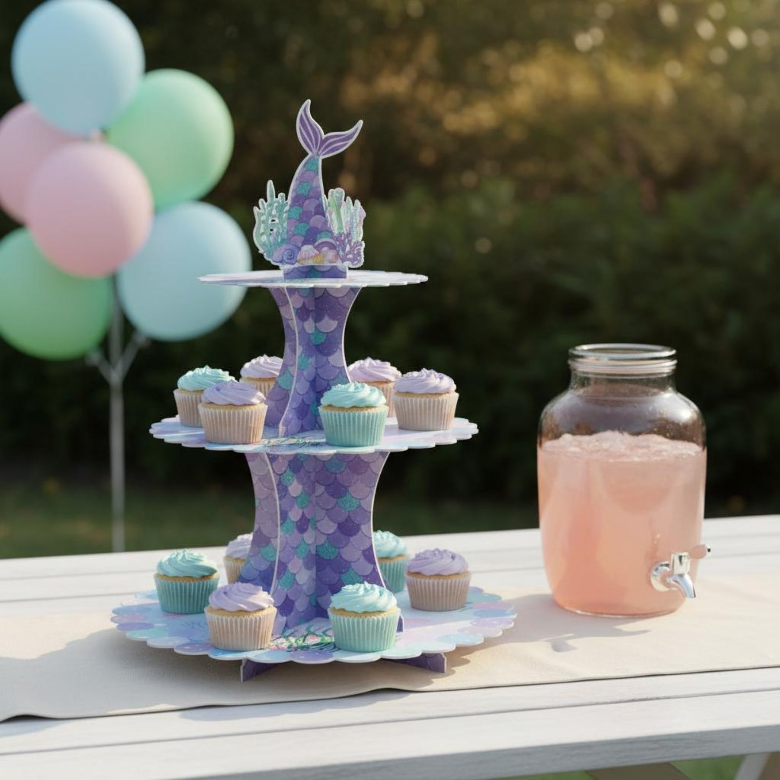3-stöckiger Cupcake-Ständer au – Cupcake Stand Tier Bewertung und Preis