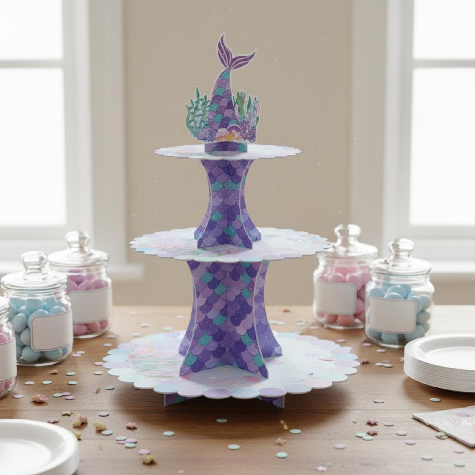 3-stöckiger Cupcake-Ständer au – Cupcake Stand Tier Bewertung und Preis