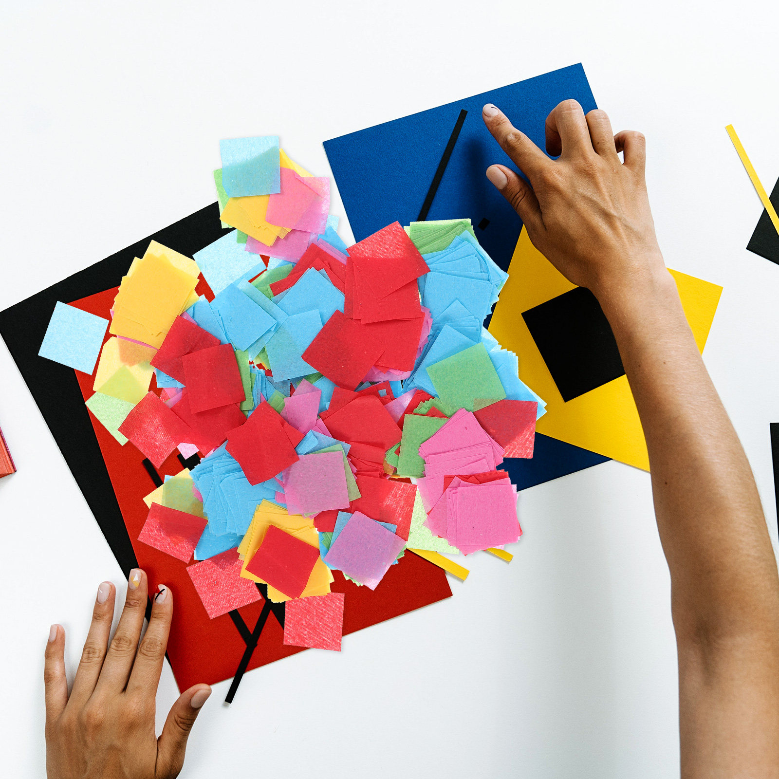 Dünne Mosaikpapierscheiben, le – Papercraft Supply Confetti Bewertung und Preis