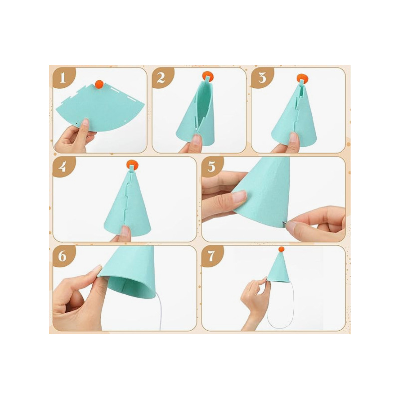 3/6 Stück Haustier-Partyhüte B – Party Hat Cone Bewertung und Preis