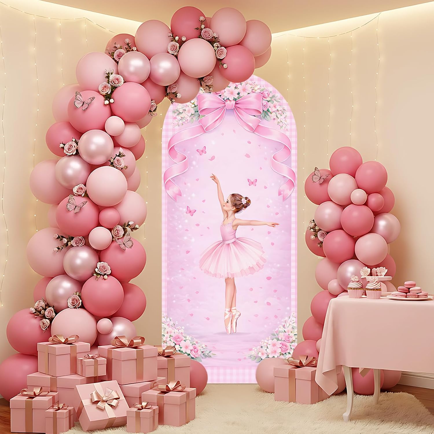 Maßgefertigter 2-seitiger Ball – Dessert Table Backdrop Bewertung und Preis
