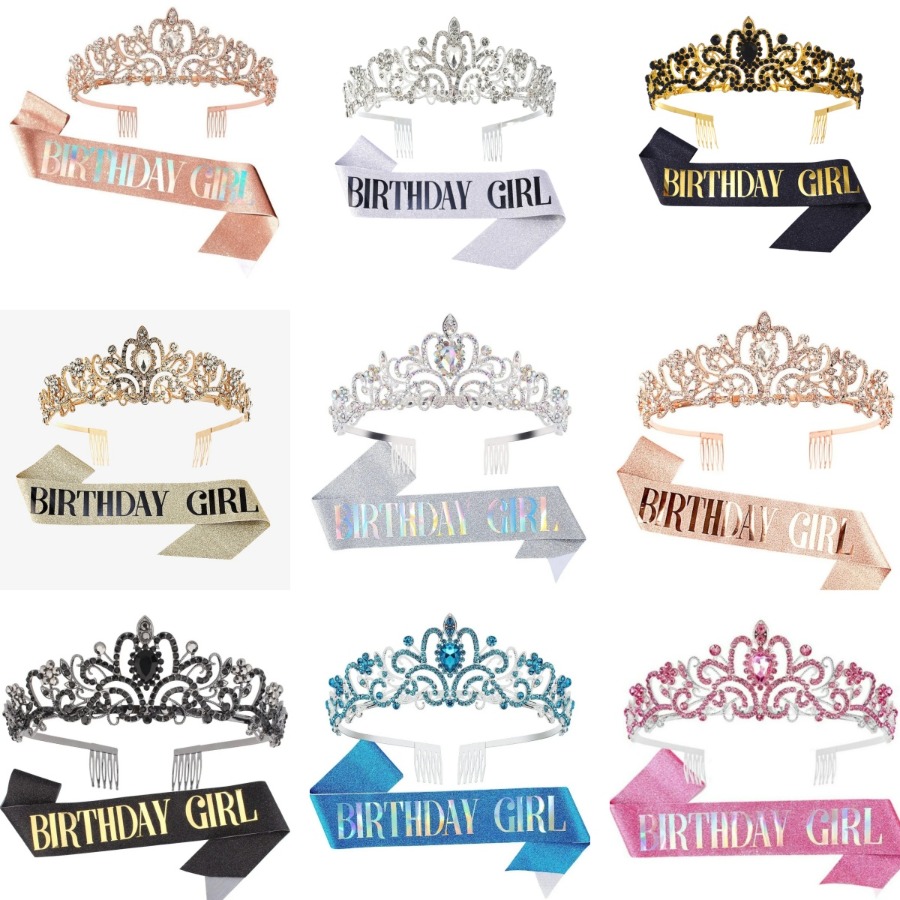 2-teiliges Set mit Strass-Kris – Birthday Sash Glitter Bewertung und Preis
