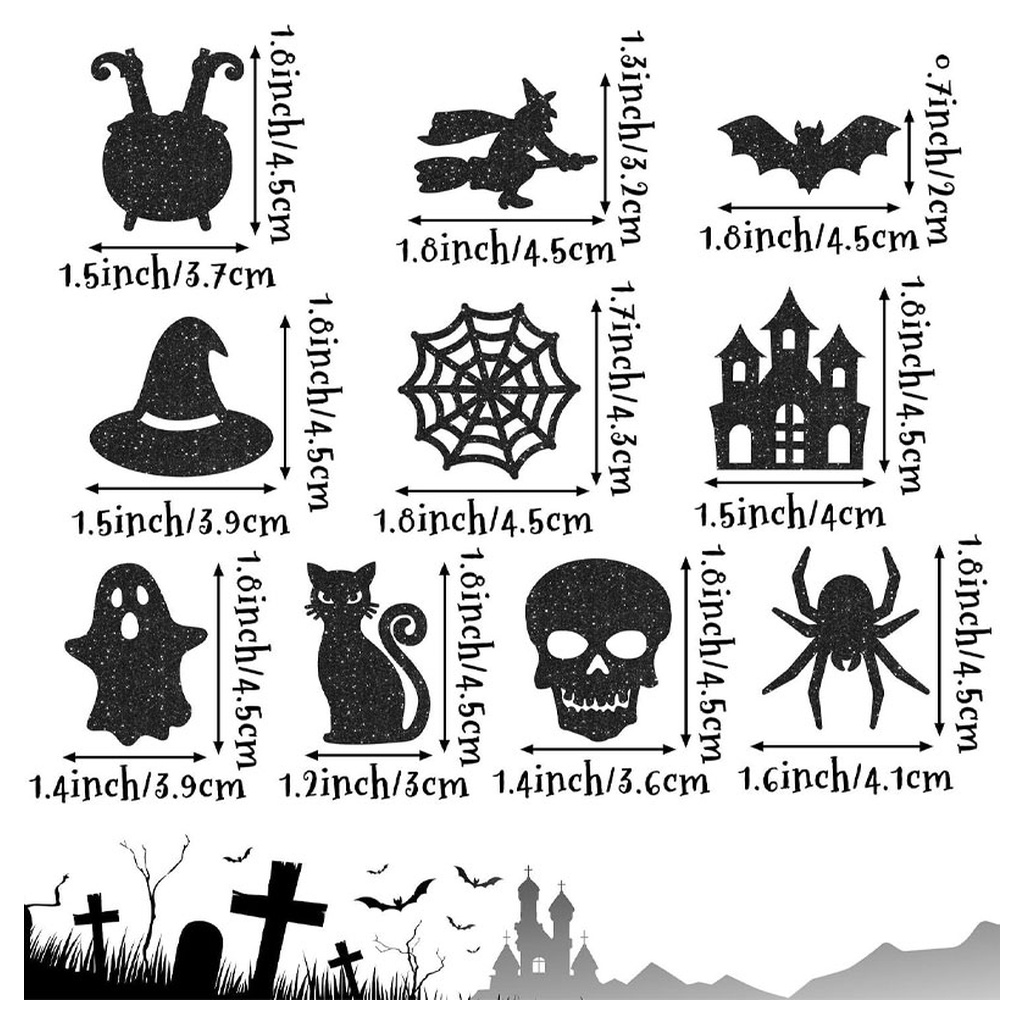 Halloween-Konfetti 120 Stück G – Papercraft Supply Confetti Bewertung und Preis
