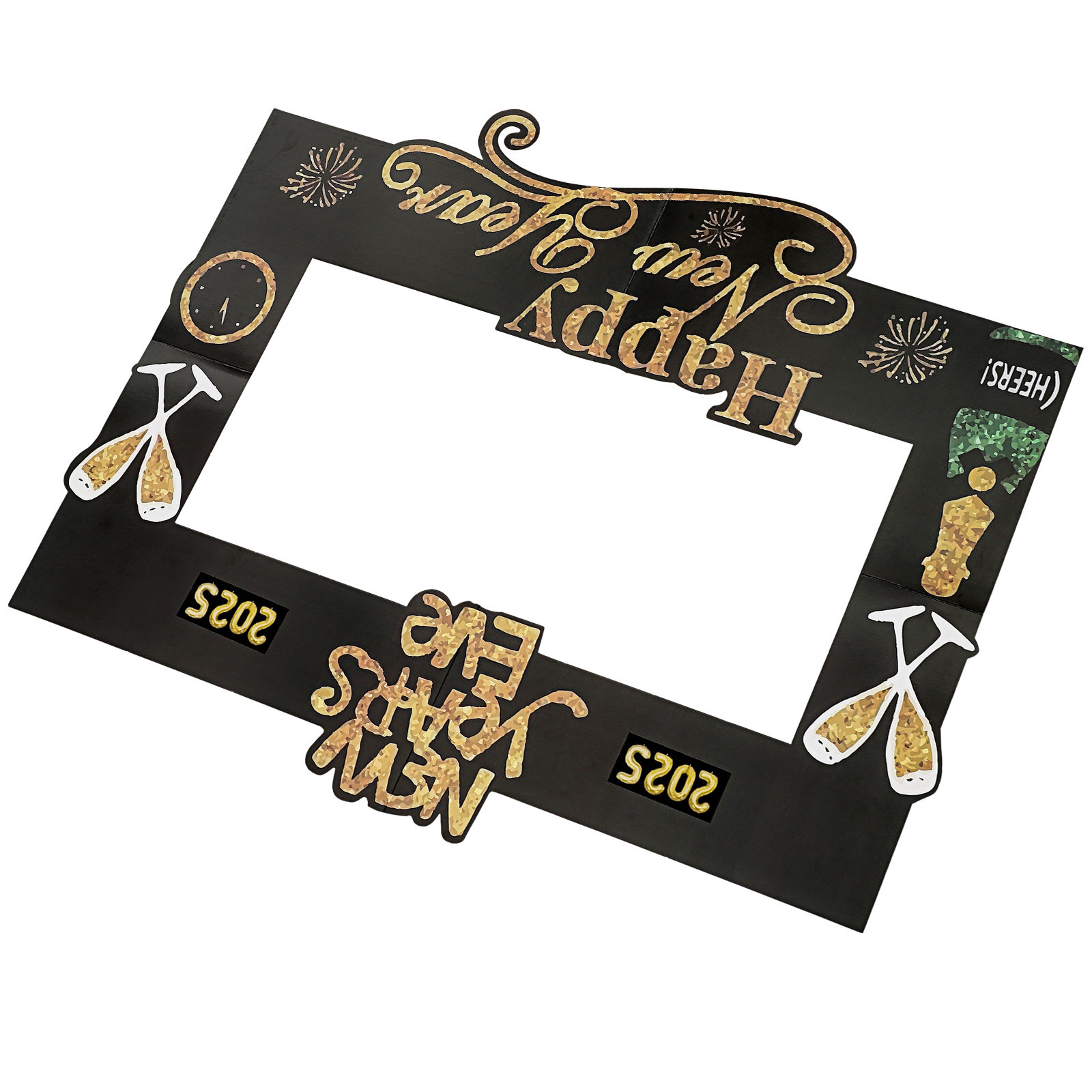2025 Neujahrs-Fotorequisit, Ha – Photo Booth Frame Bewertung und Preis